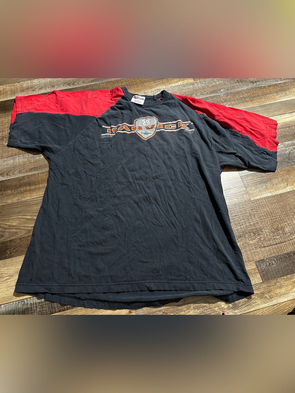 Chase Authentics Black and Red Short Sleeve Graphic Tee